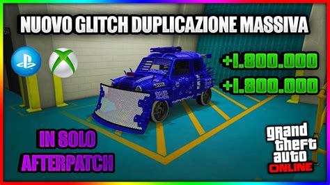 Nuovo Glitch Solo Duplicazione Massiva Facile Afterpatch Ogni