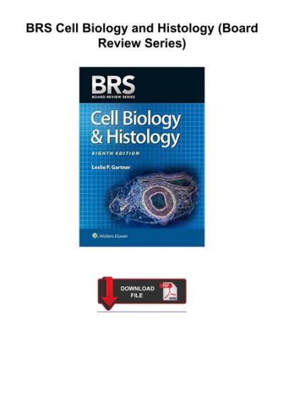 Download⚡️[ebook] ️ Brs Cell Biology And Histology Board Review Series