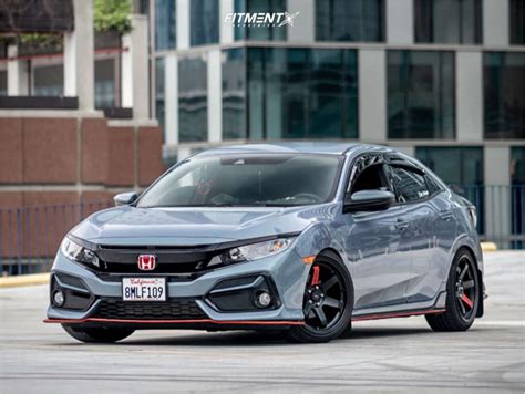 2020 Honda Civic Sport With 18x9 5 AVID1 AV6 And Continental 235x40 On