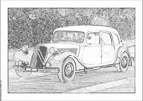 Cool De Dessin Voiture Ancienne Images Coloriage