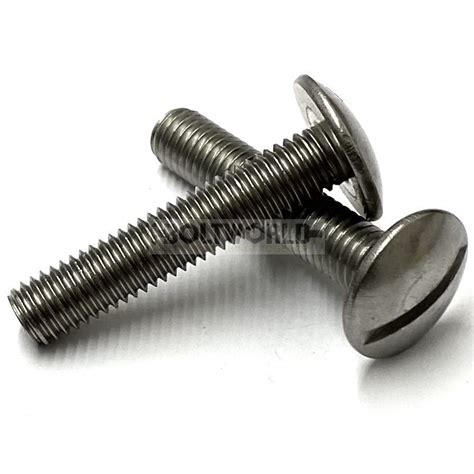 M4 Slotted Mushroom Head Roofing Bolts Only Stainless Steel Archives