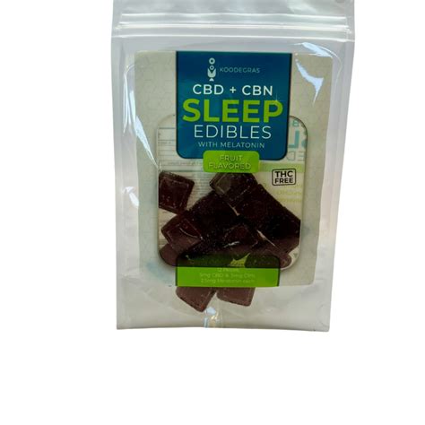 Cbn Cbd Sleep Edibles W Melatonin Koodegras