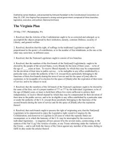 Virginia Plan, James Madison