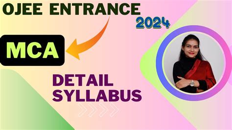 Ojee Mca Syllabus Ll Ojee Mca Exam Syllabus Mca Entrance Exam