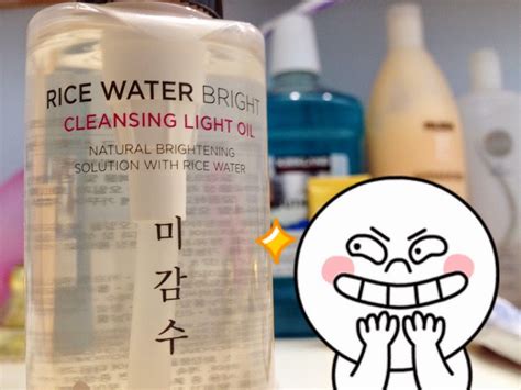 Review The Face Shops Rice Water Bright Cleansing Light Oil