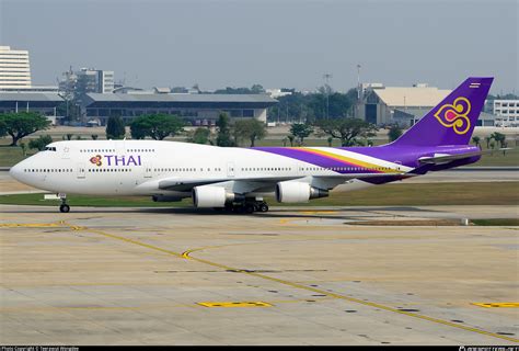 HS TGP Thai Airways International Boeing 747 4D7 Photo By Teerawut