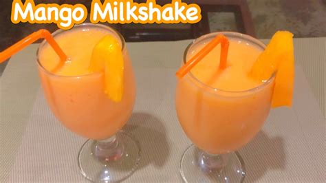 Mango Milkshake Recipemango Juice Recipe Mangoshake Summerdrink