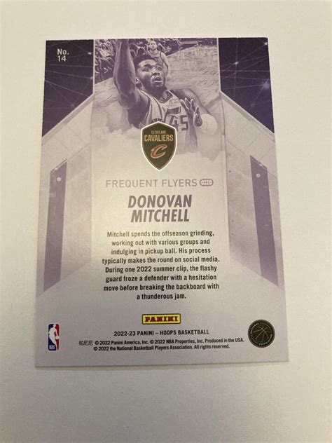 Nba Hoops Donovan Mitchell Holo Winter Parallel Frequent Flyers