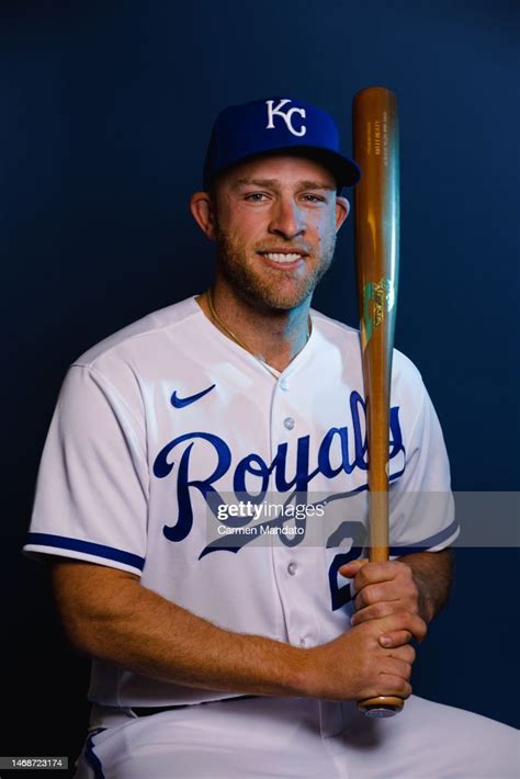 Matt Beaty Of The Kansas City Royals Poses For A Photo On Media Day