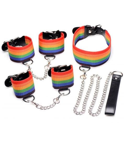 Rainbow Pride Bondage Sex Kit Theadulttoyshop