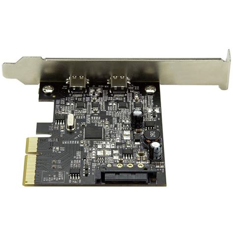 Startech Carte Contr Leur Pci E X Ports Usb Type C Carte