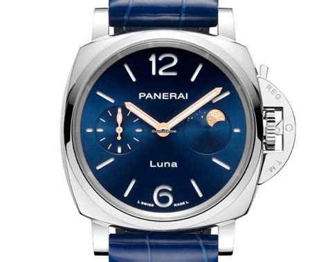 Panerai Luminor Due Luna Automatic Stainless Steel Blue F R Preis Auf