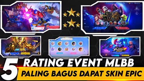 RATING 5 EVENT PALING BAGUS DI MOBILE LEGENDS EVENT PANEN SKIN EPIC