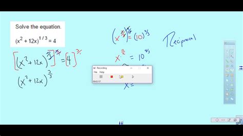 How To Solve Quadratic Equations With Fraction Exponents Tessshebaylo