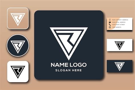 Premium Vector | R monogram logo