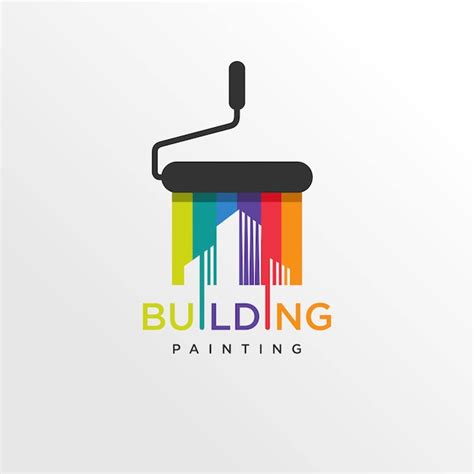 Cool building paint logo style, modern, paint, painting, construction ...