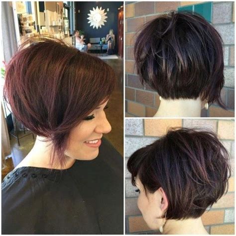 Frisuren Bob Kurz Stufig Hinten Locken Pixie Frisur