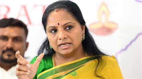 Brs Leader Kavitha Hails Passage Of Women S Reservation Bill In