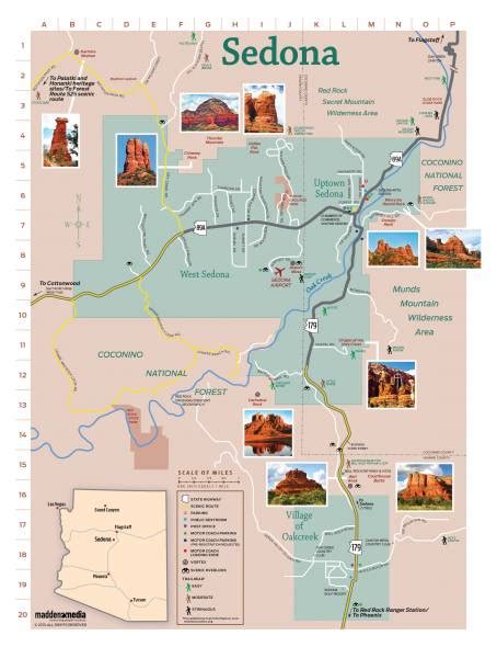 Arizona Attraction Map