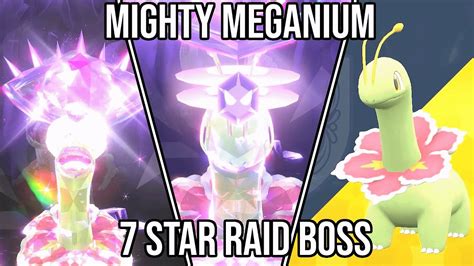 Mighty Meganium 2 Tera Raid Battle Event 7 Star Raid Boss Pokemon