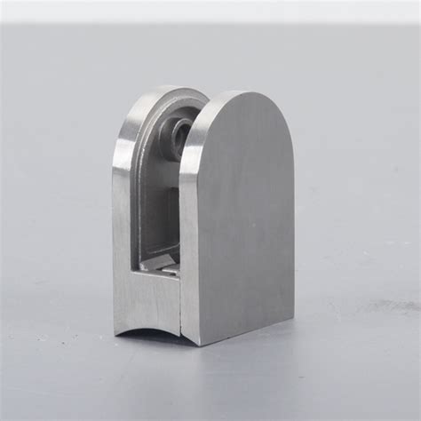 Stainless Steel Round Fixed Stair Column Glass Fish Mouth Clamp