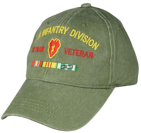 Th Infantry Division Vietnam Veteran Od Green Cap New Vietnam