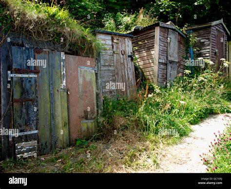 Reihe von holzschuppen Fotos und Bildmaterial in hoher Auflösung Alamy