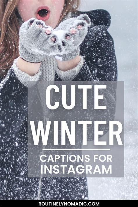 Cute Winter Captions For Instagram In 2023 Winter Captions For