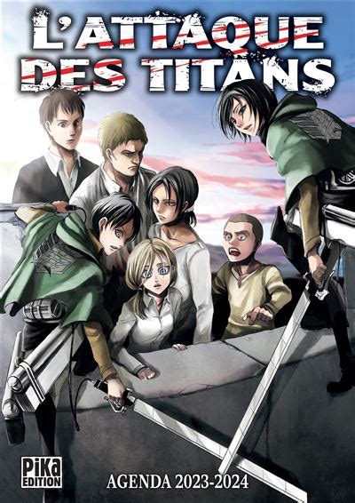 Lattaque Des Titans Agenda Lattaque Des Titans 2023 2024 Hajime Isayama Broché Livre