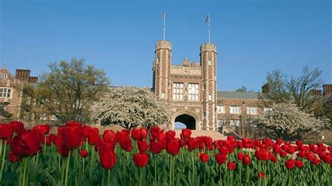 The Brookings Hall On The Campus Of Washington University In St Louis