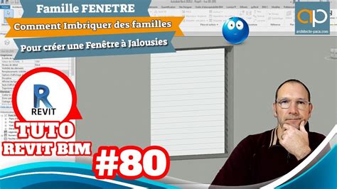 Fen Tre Jalousie Param Trique Tuto Revit De Famille Cours