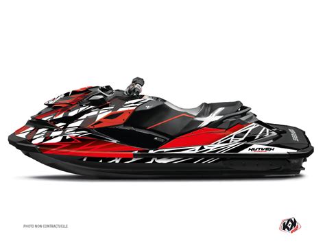 Seadoo Rxp 260 300 315 Jet Ski Eraser Graphic Kit Red White Kutvek Kit Graphik