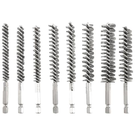 Pcs Wire Brush Drill Bit Set With Inch Hexagon Steel Wire Twisting