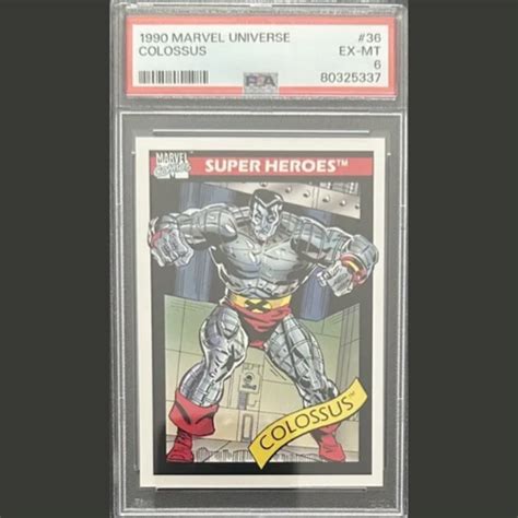 1990 Impel Marvel Universe Colossus 36 PSA Graded EBay