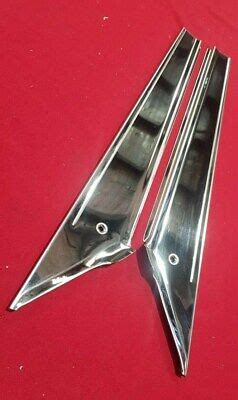 New Ford Xw Gt Falcon Xy Fairmont Rear Window Side Mould Set Chrome As