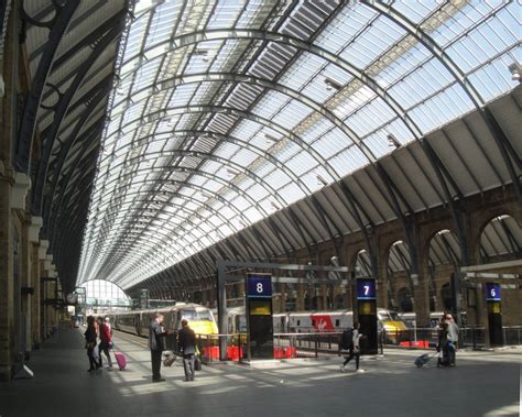 The interior of Lewis Cubitt's King's Cross Station, London