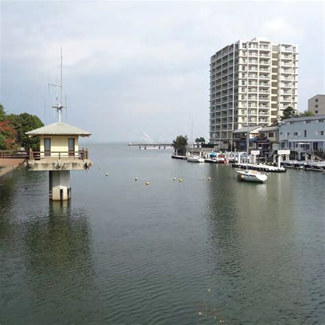 Photograph of the Lake Biwa Canal at Ōtsu on Lake Biwa, 2018. Source ...