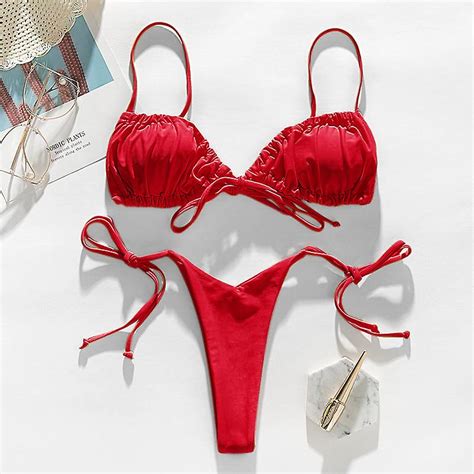 In X Braziliaanse Micro Bikini Mujer Sexy String Badpak