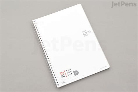 Kokuyo Soft Ring Notebook Semi B5 Blank White Jetpens