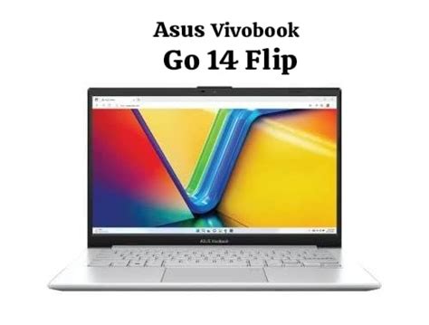 Laptop Asus Vivobook Go 14 Flip TP1400 Tampil Makin Segar Dengan