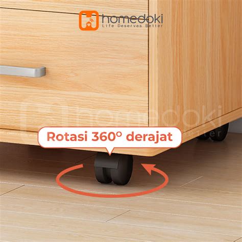 Homedoki Lemari Laci Penyimpanan Nakas Ruang Kerja Nakas Meja Kama