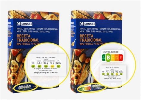 Conoces El Nuevo Sistema De Etiquetado Nutriscore