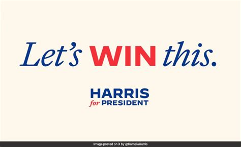 Kamala Harris Campaign Debuts New Official Election Logo