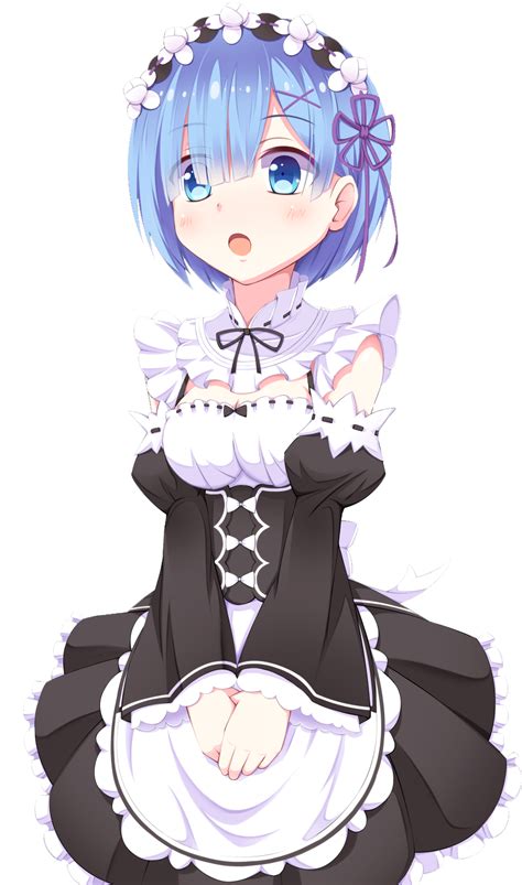 Re Zero Png Rem Re Zero Png Clipart Large Size Png Image Pikpng