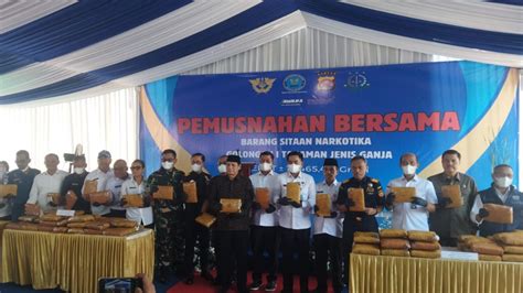 Bnn Banten Gagalkan Kiriman Kg Ganja Dari Aceh