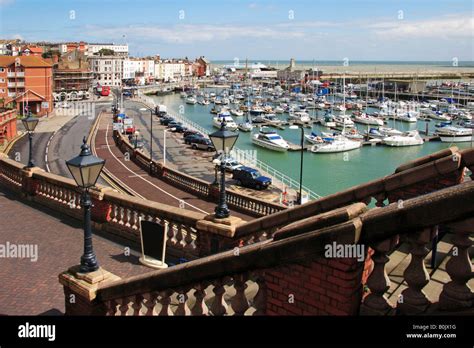 Ramsgate seafront and harbour Stock Photo - Alamy