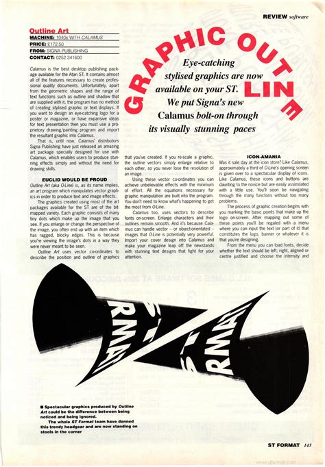 Atari St Outline Art Scans Dump Download Screenshots Ads Videos