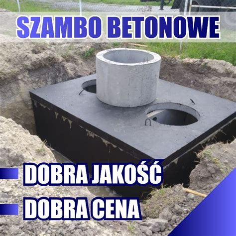 Szambo Betonowe Zbiornik betonowy na Deszczówkę Wodę Szamba Produkcja