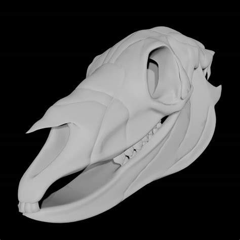 Horse Skull 3d Model Low Poly Ar 3d Model Team 3d Yard