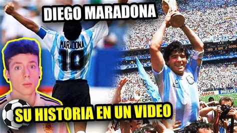 MuriÓ Diego Maradona Su Historia En Un Video Youtube